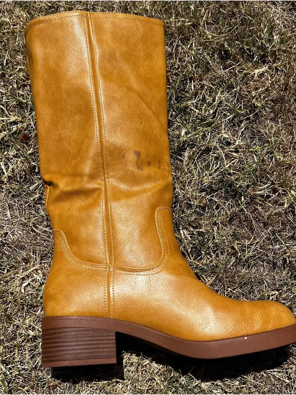Women's Over-the-Knee Tan Boots — Sleek Everyday Riding Style